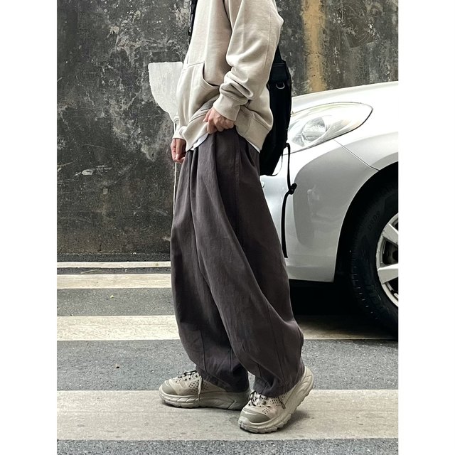 ເສື້ອຍືດຜູ້ຊາຍ B East ຂອງຍີ່ປຸ່ນ ins ຍີ່ຫໍ້ trendy ວ່າງຊື່ກາງເປັນກາງເກງກະໂປງກາງແຈ້ງຂອງຜູ້ຊາຍແລະແມ່ຍິງຂອງ trousers cityboy ງ່າຍດາຍສໍາລັບທຸກລະດູການ