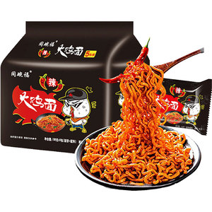 【送钢叉】同碗福超辣火鸡面118g*5袋