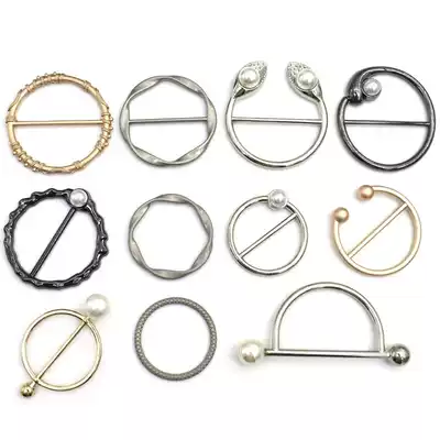 Round metal button women's high-end clothing corner pearl button waist fixed shirt Joker decorative day buckle accessories