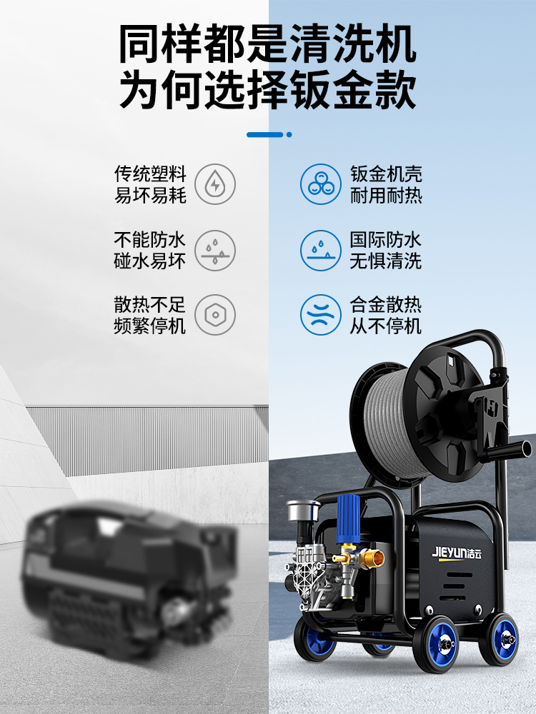 Автомойка 洁云车用洗车机高压神器水泵家用220v大功率刷车水枪强力洗地水抢 Jie Yun Автомойка 洁云车用洗车机高压神器水泵家用220v大功率刷车水枪强力洗地水抢 Jie Yun