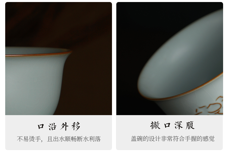 Your up three didn 't open the slice tureen tea cups can be 2 support a family tea bowl of jingdezhen porcelain kung fu tea set manually