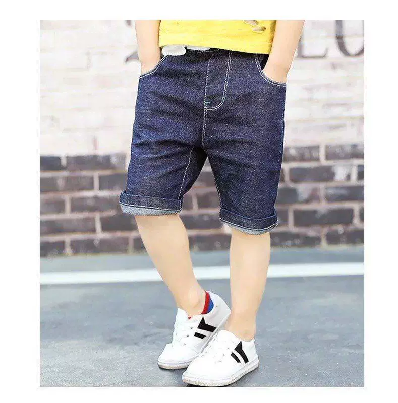 Quần denim bé trai, quần áo mùa hè 2020 cỡ lớn dành cho trẻ em, quần cắt mỏng phiên bản Hàn Quốc, quần ống túm mùa hè, quần áo trẻ em rộng rãi - Quần jean