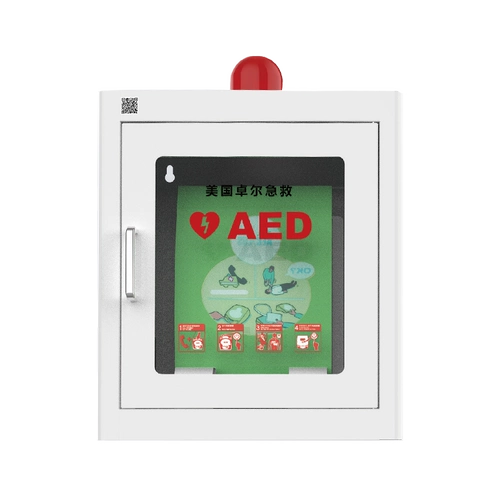 Zoll aed aed fibrite course стенка из нержавеющей стали, висящая на стену тревоги и частых светильников на стене