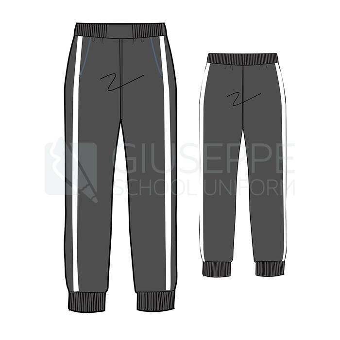 Shanghai Songjiang No. 2 Middle School School uniform for men and women with the same sports pants school uniform Super link