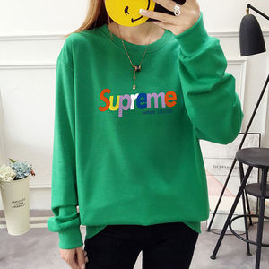 2020秋季新款韩版字母打底长袖卫衣女