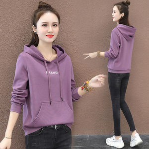 2020秋季新款连帽套头上衣