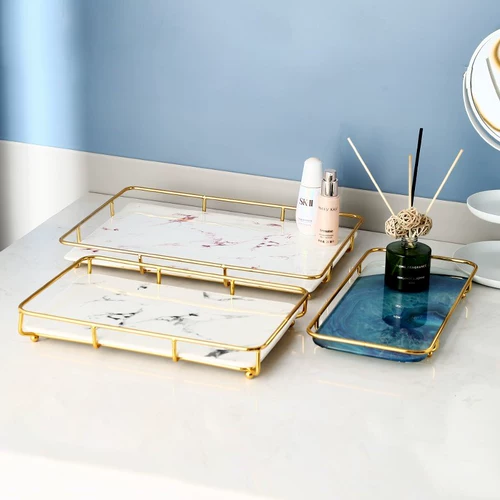 Настольная косметическая система хранения, духи для ухода за кожей, коробка, легкий роскошный стиль