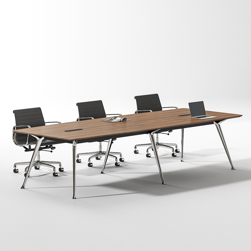 Jieao会議テーブルトレーニングロングテーブル交渉テーブルイタリアオフィス家具シンプルでモダンな大きな会議室のテーブルと椅子の組み合わせ