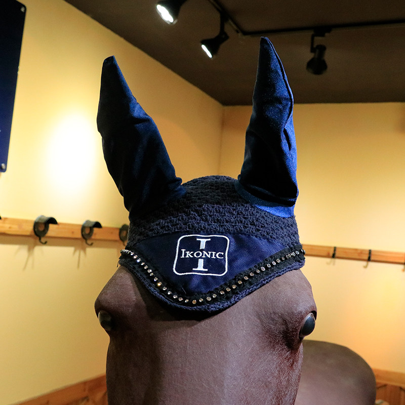 Ikonic horse ear cups with diamond edges Xin horse harness FMW0091-1