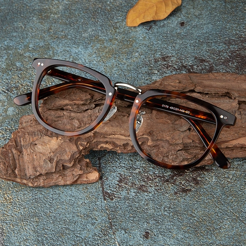 木川 Маленькие -рамы имитация деревянная деревянная пластина для глаз для глаз мужчины и женщины ретро Черные ящики могут быть оснащены HD Myopia