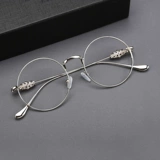 木川 Дизайнерские очки коробка мужская ретро коробки ручной каркасы металлическое металлическое зеркало можно оборудовать зеркалом с изменчивым миопией