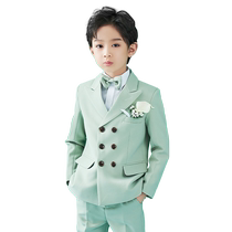 Childrens suit suit boy host dress boys high-end handsome British style suit new summer clothing