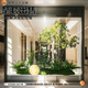 Simulated Green Plant Landscaping Combination for Mall Windows, Indoor Restaurant Landscape Arrangement, Artificial Tropical Commercial Scene, Fake Trees