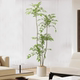 2025 newly upgraded high-end light luxury simulated green plant Nandina bamboo indoor living room decoration fake plant floor-standing potted plant