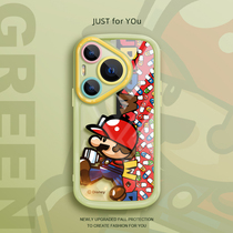 QBIG is suitable for Huawei (free high-definition film) new Pura70 Ultra cartoon cute Mario creative 70pro cream shell anti-fall protective cover 60 all-inclusive lens for men and women