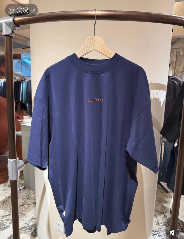 High-End Version】Vet Paris Style 2026 New Letter Print Logo Unisex Loose Short-Sleeve T-Shirt