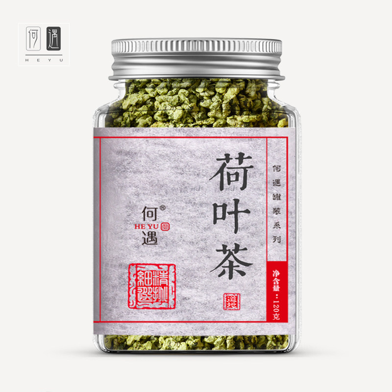 Buy 1 get 1 free He Yu lotus leaf tea dried lotus leaf soaked in water drink flower tea fried lotus leaf tea flagship store canned