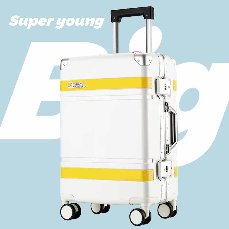 Trolley case female universal wheel boarding suitcase large capacity strong and durable 26 inch male student suitcase high value