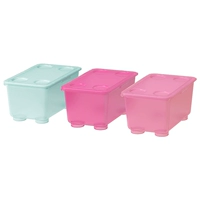 Красный лазурный ящик для хранения