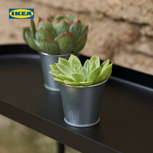 IKEA AKERBAR Akbar декоративный настольный цветочный горшок, держатель для ручек, ведро для хранения, железный маленький цилиндр