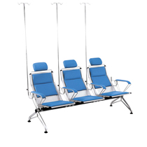 Infusion chair trio luxury soft seat needle chair clinic hanging bottle chair hospital infusion row chair drip chair waiting chair