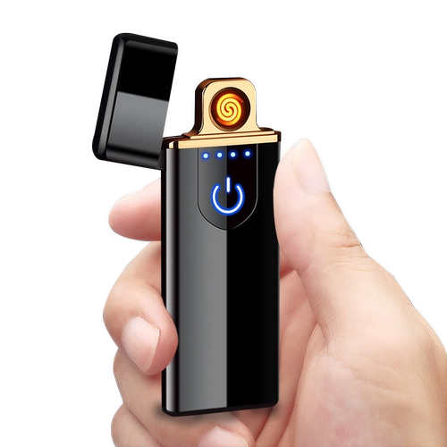 Индукционная бесшумная ветрозащитная электронная креативная зажигалка с usb-зарядкой, популярно в интернете