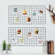 Grid shelf wall hanging kindergarten childrens clothing store Net red room live background wall decoration wall pendant