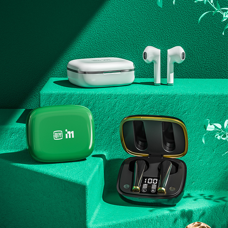 IQiyi i71-iQD30 semi-in-ear Bluetooth headset binaural true wireless TWS new concept ultra long standby battery life stealth mini minimum micro small sports running Huawei Xiaomi Sony