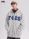 [F426 Official Store]National Trend Brand Couple's Loose Fit 4-Color Large Logo Patch Cardigan Sweatshirt Jacket 2022 Model