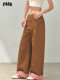 [F426 Official Store]National Trend Brand Autumn New American Casual Versatile Dog Embroidery Cuffed Jeans