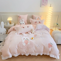 Клубничный кролик-розовый [Бесплатная подушка]