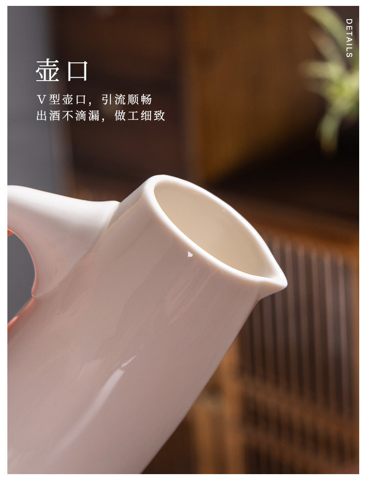 товар из китая 陶瓷酒具白酒杯套装家用小酒杯一口杯子弹杯中式分酒壶饭店用酒盅