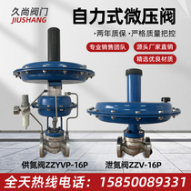 ZZYVP-16 self-operated micro-pressure valve adjustment nitrogen sealing valve nitrogen release valve with pilot pressure regulating valve nitrogen supply valve