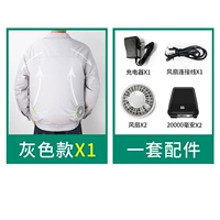 (Серый 1 кусок+1 набор аксессуаров) с пакетом батареи с 4 Вт