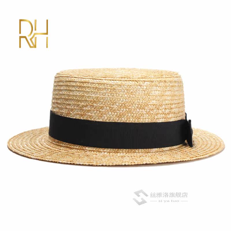 Купить Natural Wheat Straw Boater 