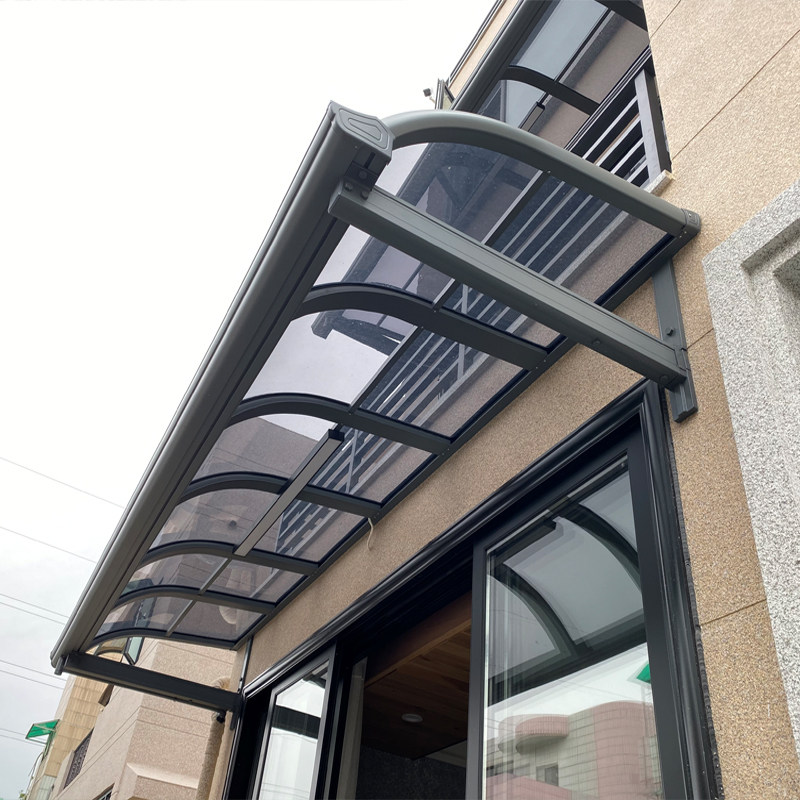 Aluminum alloy canopy terrace balcony courtyard canopy villa shed awning yard window outside the roof sunscreen