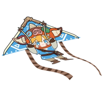 Childrens kite Zelda Link Pokebrin elementary school student kite high quality kite simple kite