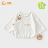 Летний тонкий комбинезон для новорожденных для младенца, летняя хлопковая дышащая летняя одежда для девочек