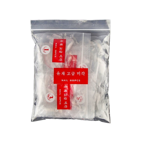 Накладные ногти для маникюра, короткие прозрачные наклейки для ногтей, набор маникюрных инструментов для пальцев на ноге, готовый продукт, 600 штук