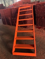 Safe climbing ladder cage upper and lower walking channel built-in stairs site construction climbing ladder manufacturer direct selling spot