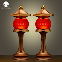 The gods lamp for the Buddha for the lamp Buddha Former long Ming lamp led to insert electricity A couple of houses are dedicated to the lanterns and lanterns