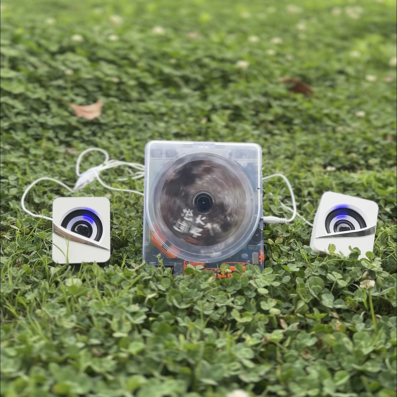 2025 New Retro Portable Cd Player Walkman English Listening Learning Repeater Album Music Player