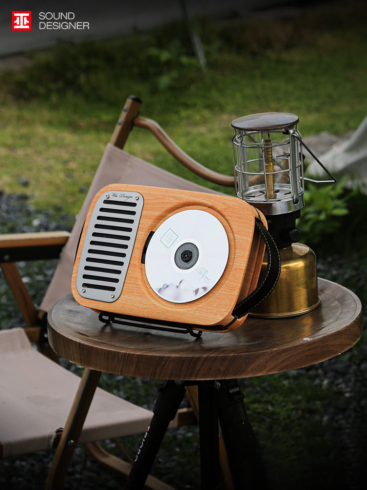 Wu Danqu's Single Life Retro Cd Player Can Play Albums, Vinyl Record Player, Bluetooth Hifi All-In-One High-Quality Sound