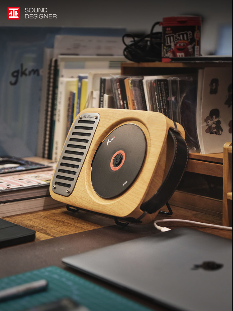 Wu Danqu's Single Life Retro Cd Player Can Play Albums, Vinyl Record Player, Bluetooth Hifi All-In-One High-Quality Sound
