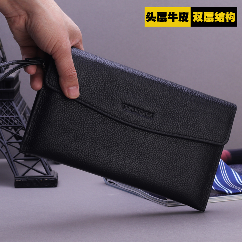 Men's handbag Handbags Handbags Handbags Handbags Handbags Baotou Layer Bull Leather Genuine Leather Soft Large Capacity Business Casual Lid