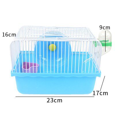 The new Han Han pet hamster cage villa hamster nest small rural trumpet double-decker luxury hamster cage villa house