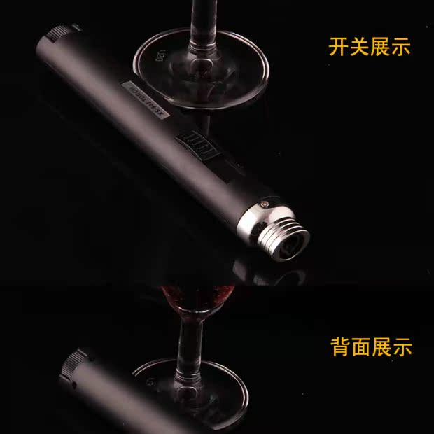XS-902 dài bơm thẳng bút sáng tạo phong cách bút đánh lửa nhà bếp nhẹ hơn bật lửa cartier