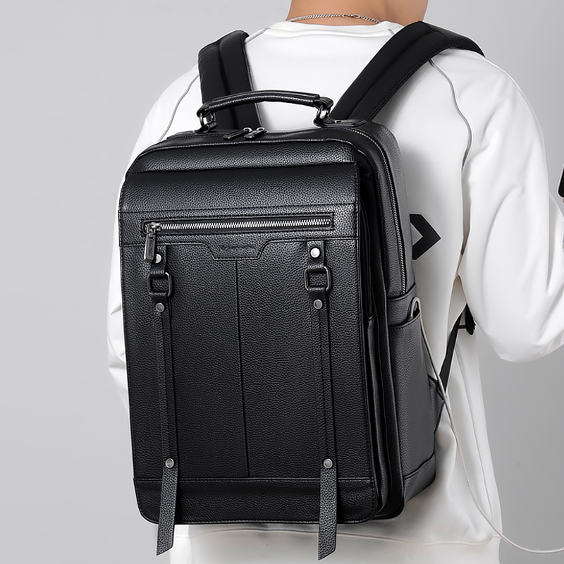 Mühlmann Kangaroo Men's bag Bag Students School Bag Trend Leisure Large Capacity Computer Bag Double Shoulder Bag Travel SHOULDER BAG