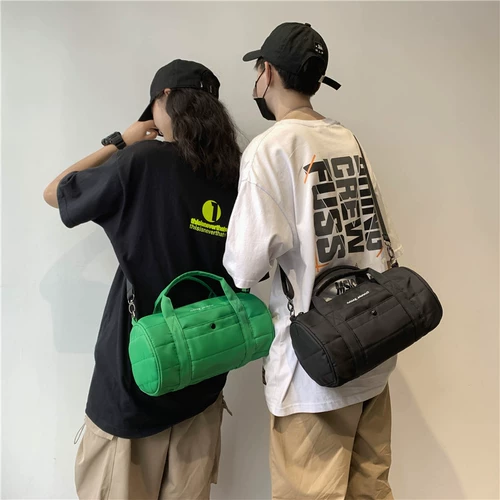 Спортивная спортивная сумка, вместительная и большая сумка через плечо, сумка для путешествий, зеленая черная сумка на одно плечо, небольшая сумка