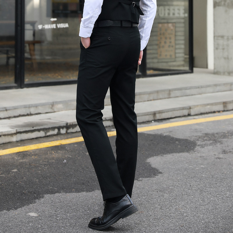 Pants men's Han version sashimi black men's casual pants men's pants pants small leggings pants male bridegroom big size for spring fall